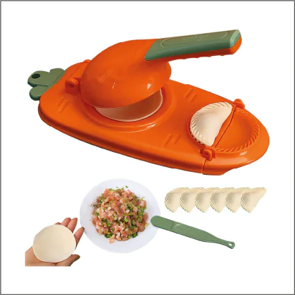 Dual-Use Dough Shaper: Dumpling & Empanada Tool