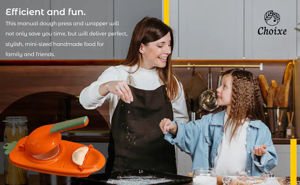 Dual-Use Dough Shaper: Dumpling & Empanada Tool